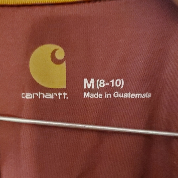 Carhartt Brick Red Quarter Zip Pullover - Picture 2 of 4